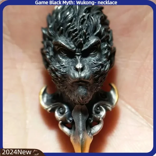 kf-S974e138fd4af4709b1d3e4a147a3c8acG Black Myth Wukong Dark Pendant Necklace